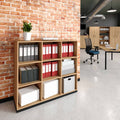 CHOICE Libreria | 3 OH, 1200 x 1115 mm, rovere ambra - 1 Thumbnail Image