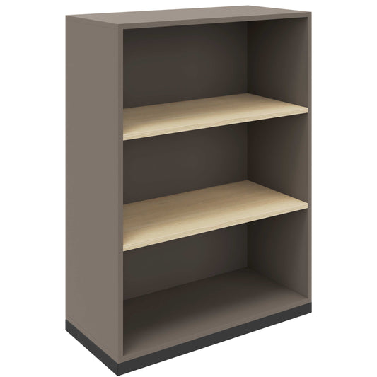 CHOICE Bücherregal | 3 OH, 800 x 1115 mm, Cubanitgrau / Sandesche