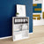CHOICE Bücherregal | 3 OH, 800 x 1115 mm, Weiss