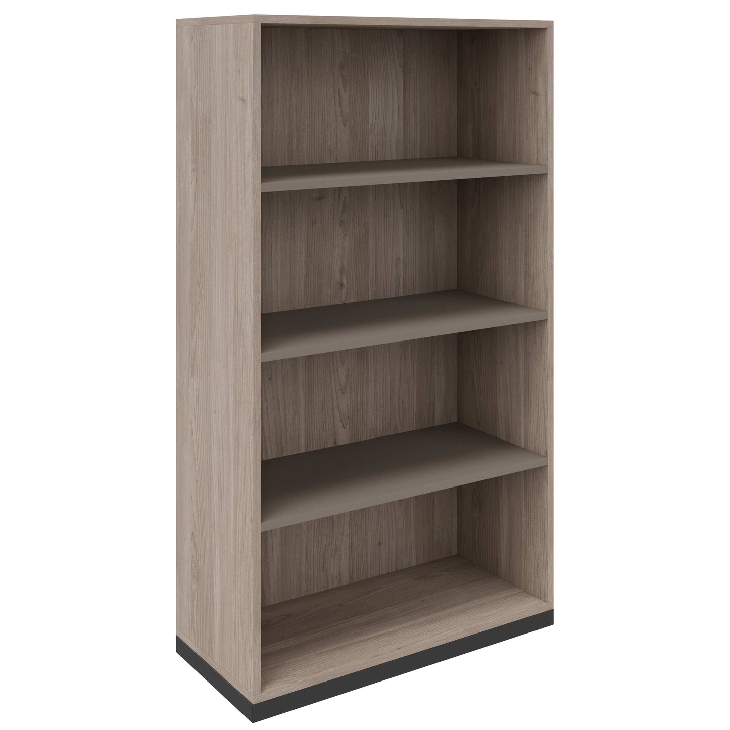 CHOICE Bücherregal | 4 OH, 800 x 1465 mm, Nordeiche grau / Cubanitgrau