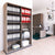 CHOICE Bibliothèque | 5 oh, 1200 x 1820 mm, gris de chêne nord / gris cubanite