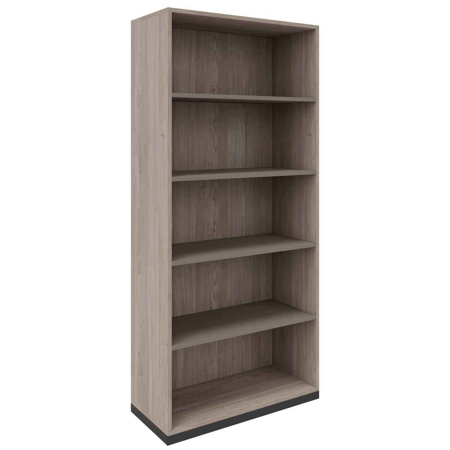 CHOICE bookshelf | 5 OH, 800 x 1820 mm, northern oak gray / cubanite gray