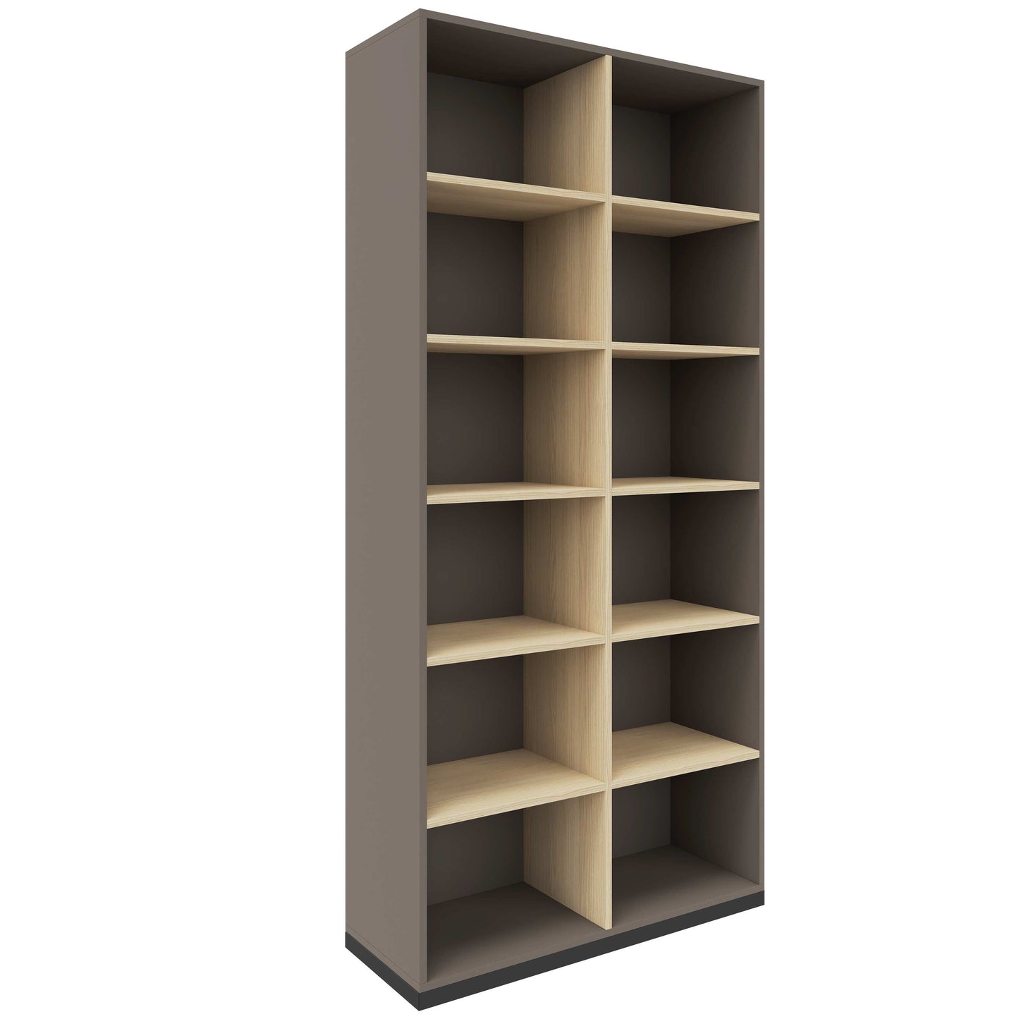 CHOICE Bibliothèque | 6 oh, 1000 x 2170 mm, cendres gris / sable cubanite