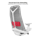 YUCAN Bürodrehstuhl | 4D-Armlehnen, Synchronmechanik, optionale Kopfstütze, Schwarz - 10 Thumbnail Image