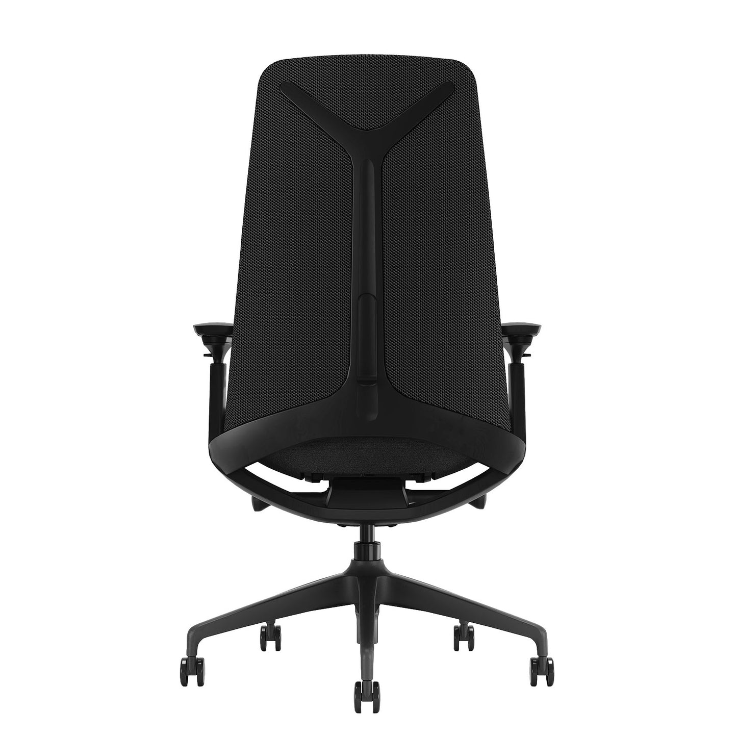 YUCAN Office swinging chair | 4D armrests, synchronous mechanics, optional headrest, black
