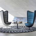 CAVE Lounge-Sessel | Tellerfuß, hohe Rückenlehne - 12 Thumbnail Image