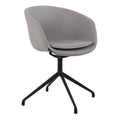 CHARLIE Conference Chair | 4-leg base, swivel, fixed armrests - 1 Thumbnail Image