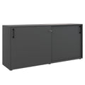 Armadio con ante scorrevoli CHOICE | 2 OH, 1600 x 740 mm, antracite - 1 Thumbnail Image