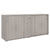 CHOICE Schiebetürenschrank | 2 OH, 1600 x 740 mm, Nordeiche grau