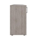 Armadio con ante scorrevoli CHOICE | 2 ripiani superiori, 1600 x 740 mm, rovere nordico grigio - 4 Thumbnail Image