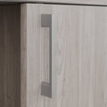 Armadio con ante scorrevoli CHOICE | 2 ripiani superiori, 1600 x 740 mm, rovere nordico grigio - 6 Thumbnail Image