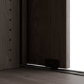 Armadio con ante scorrevoli CHOICE | 2 ripiani superiori, 1600 x 740 mm, rovere nordico grigio - 10 Thumbnail Image