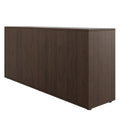 CHOICE sliding door wardrobe | 2 OH, 1600 x 740 mm, walnut - 5 Thumbnail Image