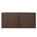 CHOICE sliding door wardrobe | 2 OH, 1600 x 740 mm, walnut - 3 Thumbnail Image