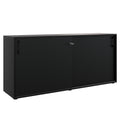 CHOICE sliding door wardrobe | 2 shelves, 1600 x 740 mm, black - 1 Thumbnail Image