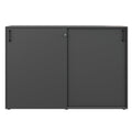 CHOICE sliding door wardrobe | 3 OH, 1600 x 1095 mm, anthracite - 3 Thumbnail Image