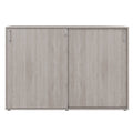 Armadio con ante scorrevoli CHOICE | 3 ripiani, 1600 x 1095 mm, rovere nordico grigio - 3 Thumbnail Image