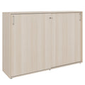 CHOICE sliding door wardrobe | 3 OH, 1600 x 1095 mm, sand ash - 1 Thumbnail Image