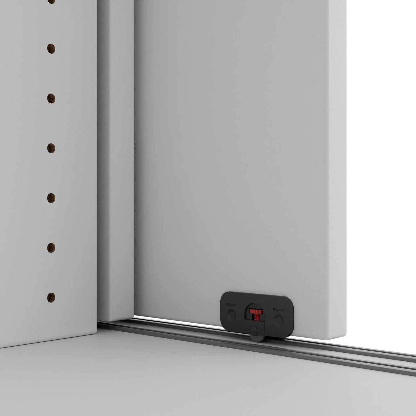 Armoire à portes coulissantes CHOICE | 3 OH, 1600 x 1095 mm, blanc