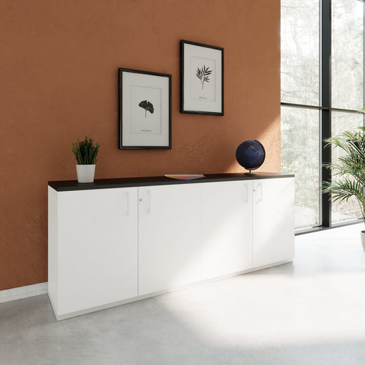 CHOICE Set di armadietti | 2oh, 2000 x 785 mm, bianco