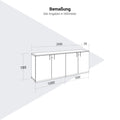 CHOICE Ensemble d’armoires | 2OH, 2000 x 785 mm, chêne nordique gris - 11 Thumbnail Image