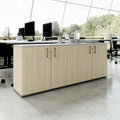 CHOICE Ensemble d’armoires | 2OH, 2000 x 785 mm, chêne sable - 2 Thumbnail Image