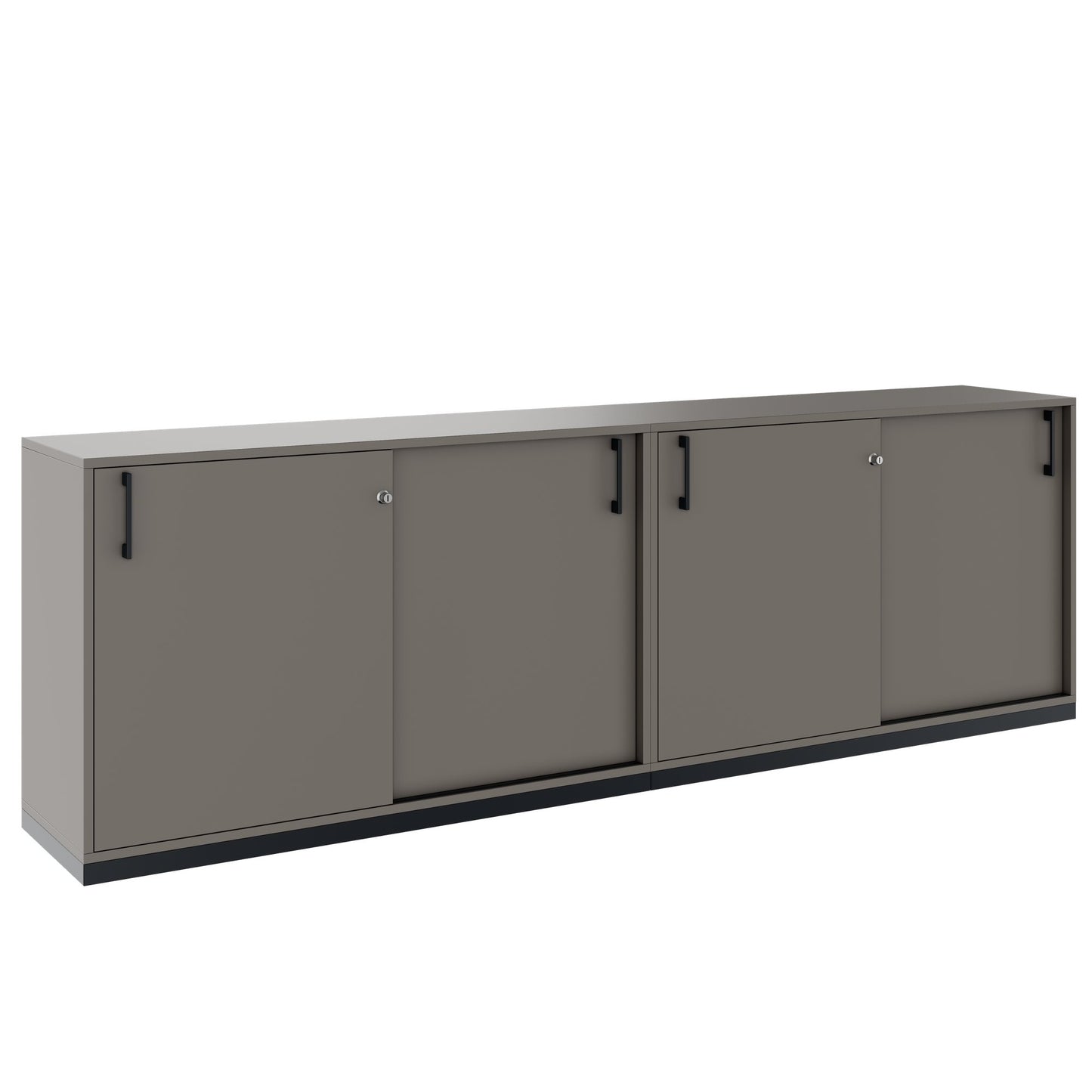 CHOICE Ensemble de placards | 2OH, 2400 x 760 mm, gris cubanite