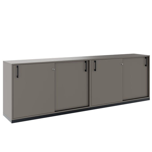 CHOICE Set di armadietti | 2oh, 2400 x 760 mm, grigio cubanite