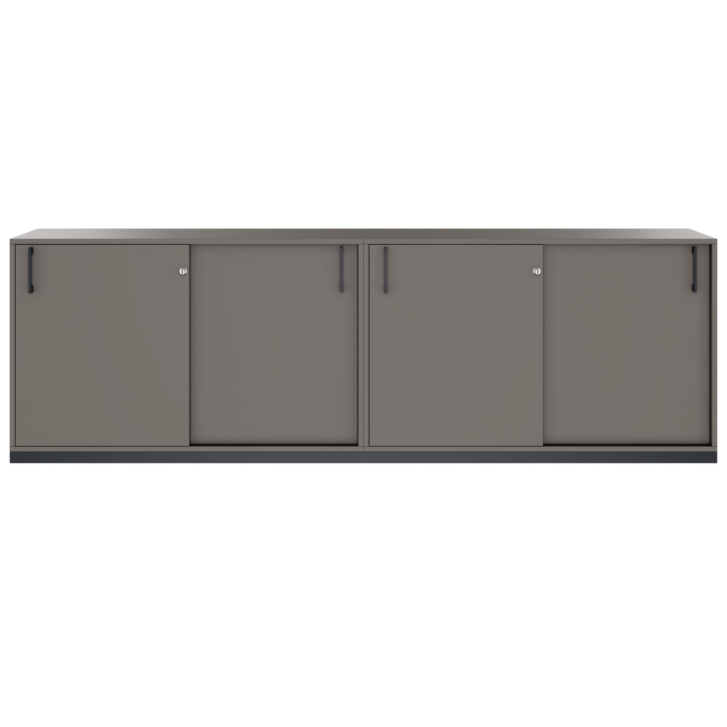 CHOICE Ensemble de placards | 2OH, 2400 x 760 mm, gris cubanite