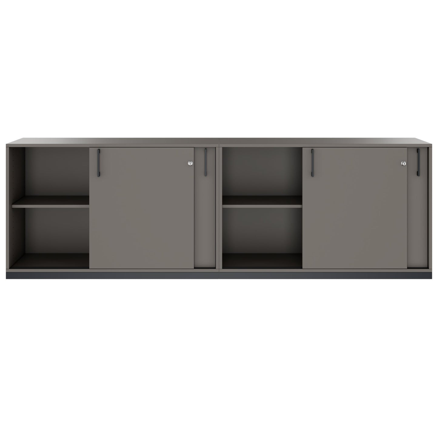 CHOICE Ensemble de placards | 2OH, 2400 x 760 mm, gris cubanite
