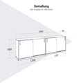 CHOICE Schrankset | 2OH, 2400 x 760 mm, Nordeiche grau - 7 Thumbnail Image