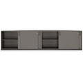 CHOICE Ensemble d'armoires | 2 OH, 3200 x 760 mm, gris cubanite - 4 Thumbnail Image