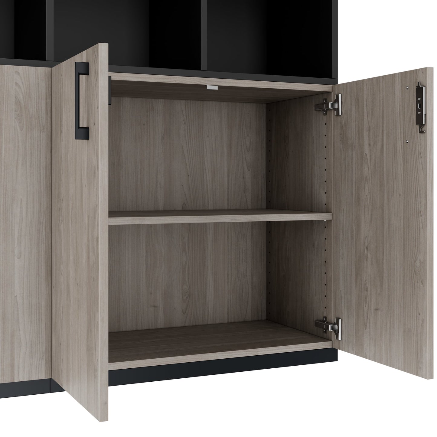 CHOICE Schrankset | 3OH, 1600 x 1130 mm, Nordeiche grau