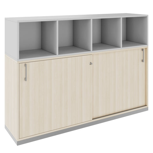 CHOICE Set di armadietti | 3oh, 1600 x 1130 mm, cenere di sabbia