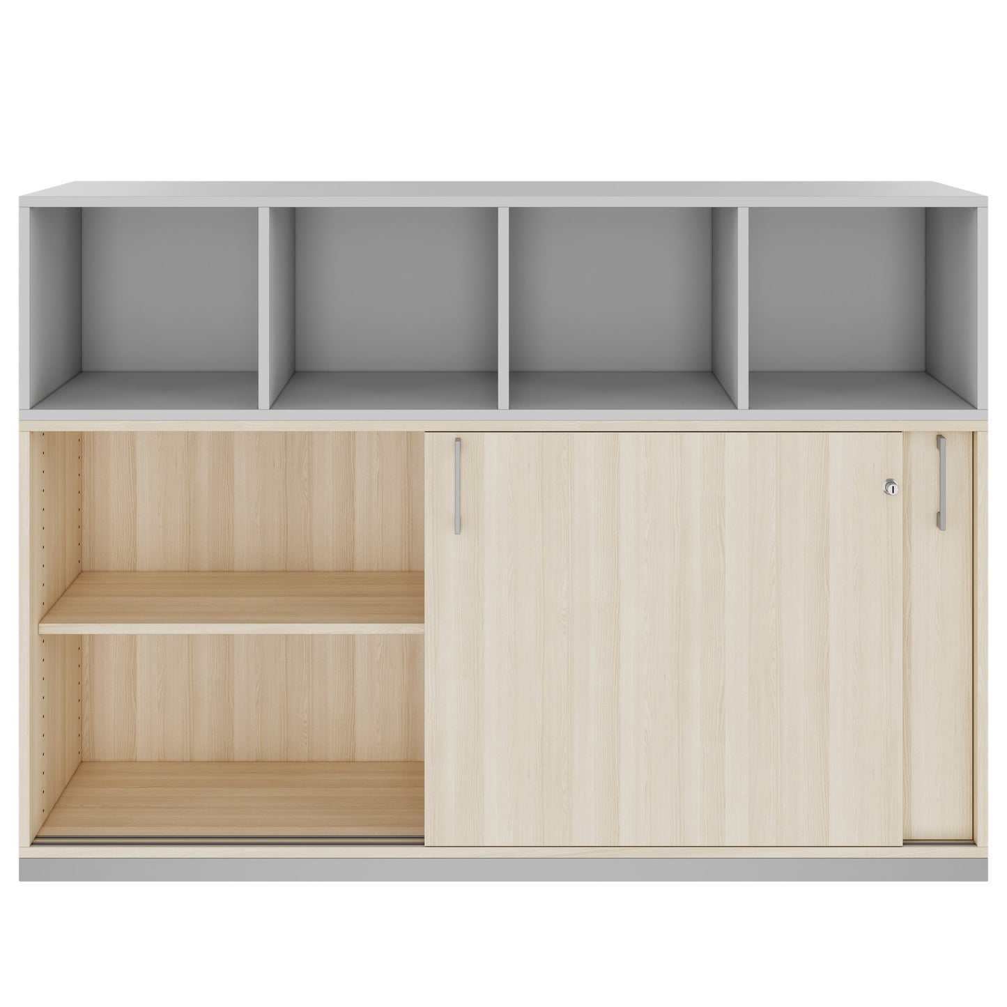 CHOICE Set di armadietti | 3oh, 1600 x 1130 mm, cenere di sabbia