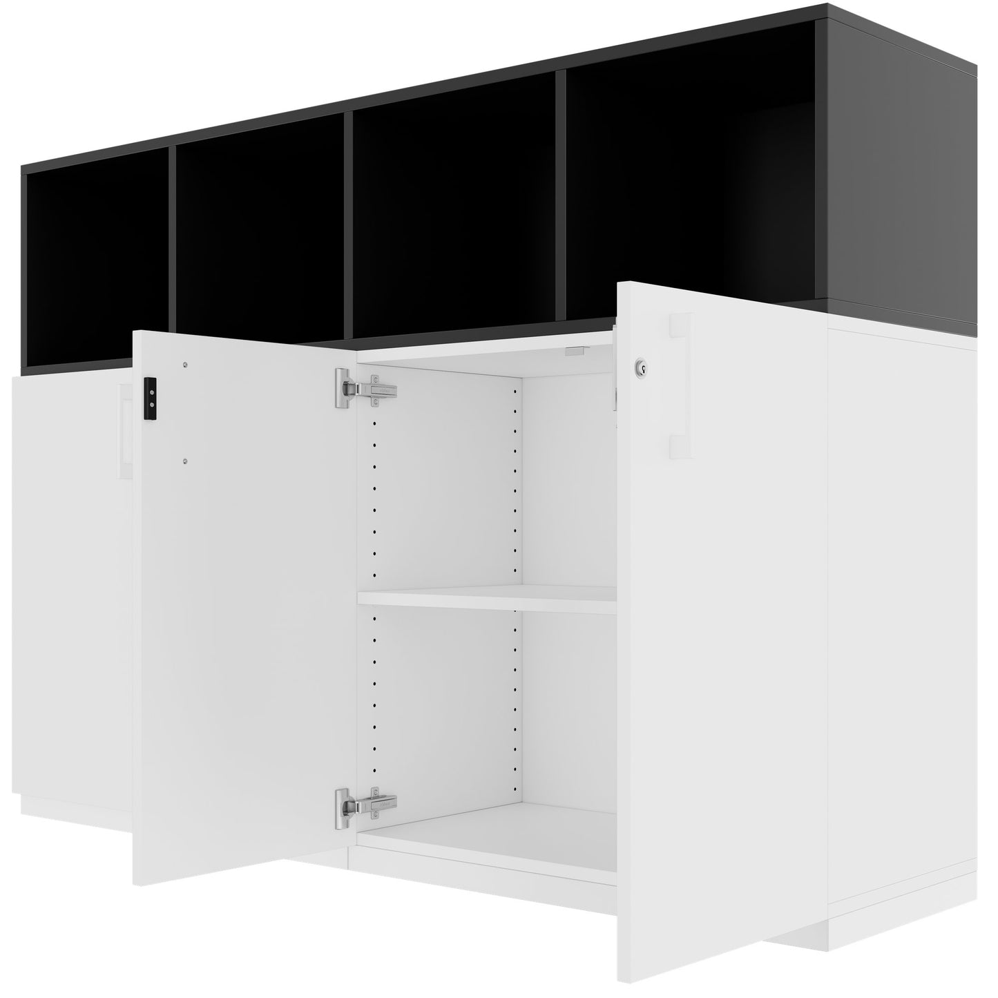 CHOICE Schrankset | 3OH, 1600 x 1130 mm, Weiss