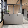 CHOICE Cabinet set | 3OH, 2000 x 1140 mm, Cubanit gray - 2 Thumbnail Image