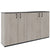 CHOICE Schrankset | 3OH, 2000 x 1140 mm, Nordeiche grau