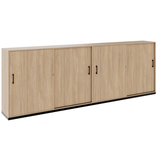 CHOICE Set di armadietti | 3oh, 3200 x 1115 mm, quercia ambra