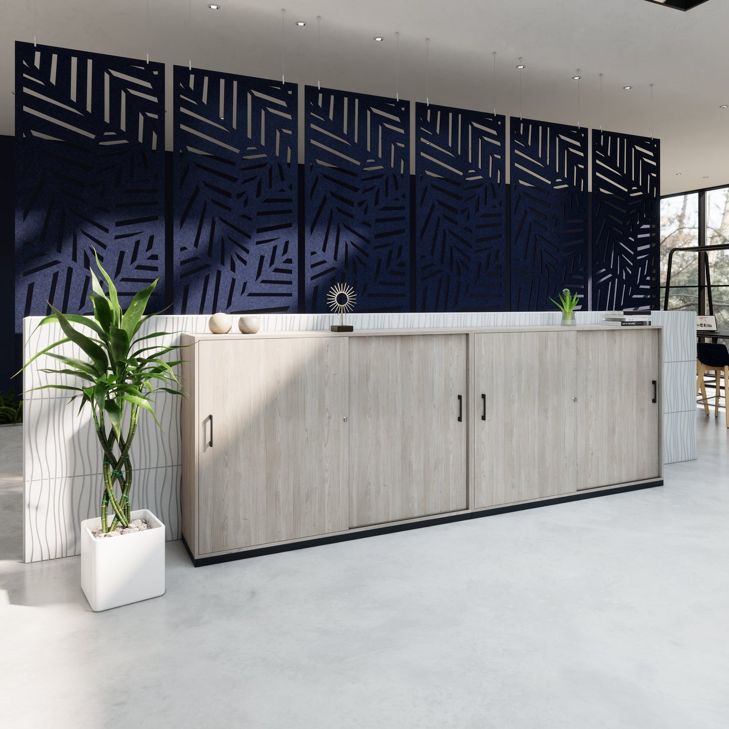 CHOICE Ensemble de placards | 3OH, 3200 x 1115 mm, North Oak Gray
