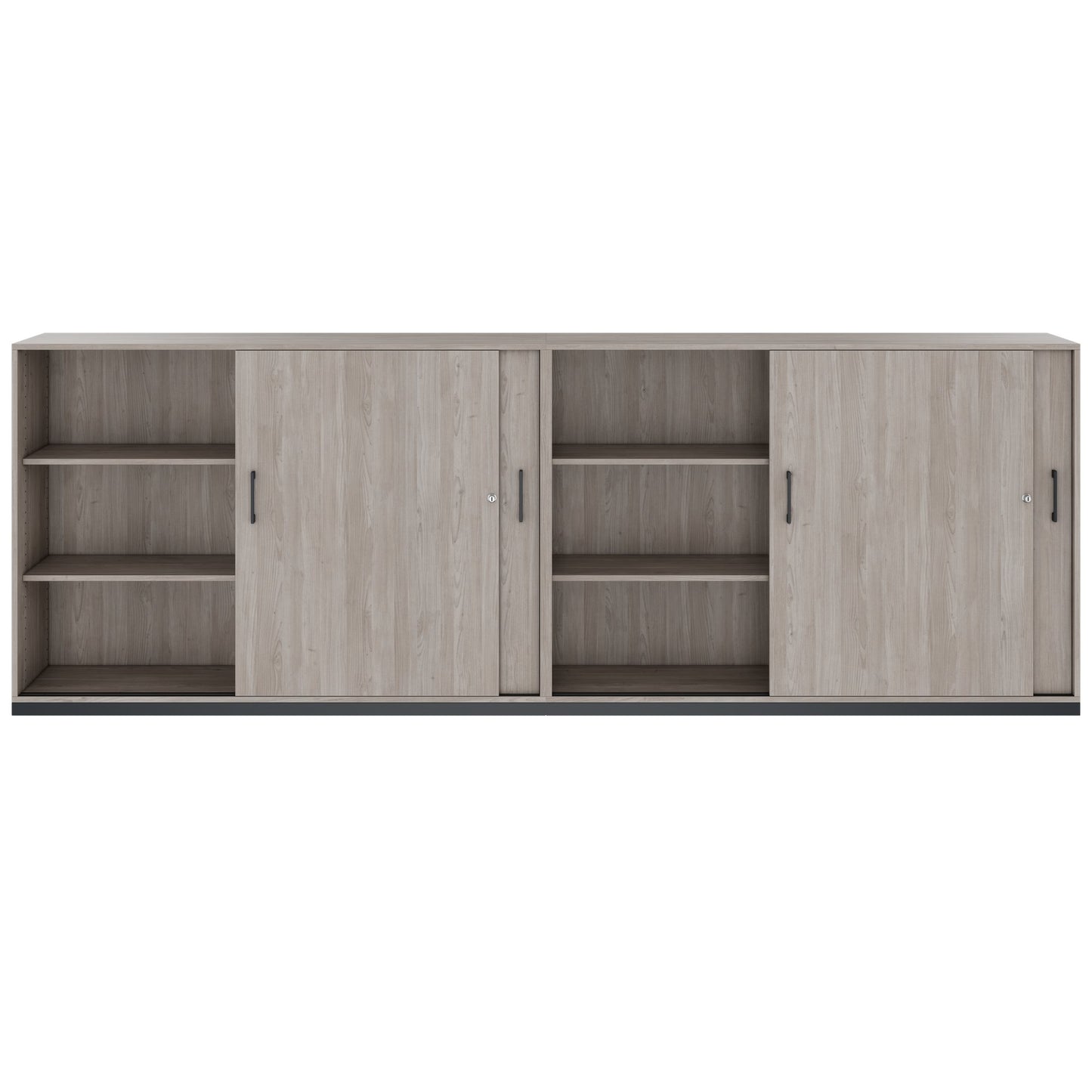 CHOICE Ensemble de placards | 3OH, 3200 x 1115 mm, North Oak Gray
