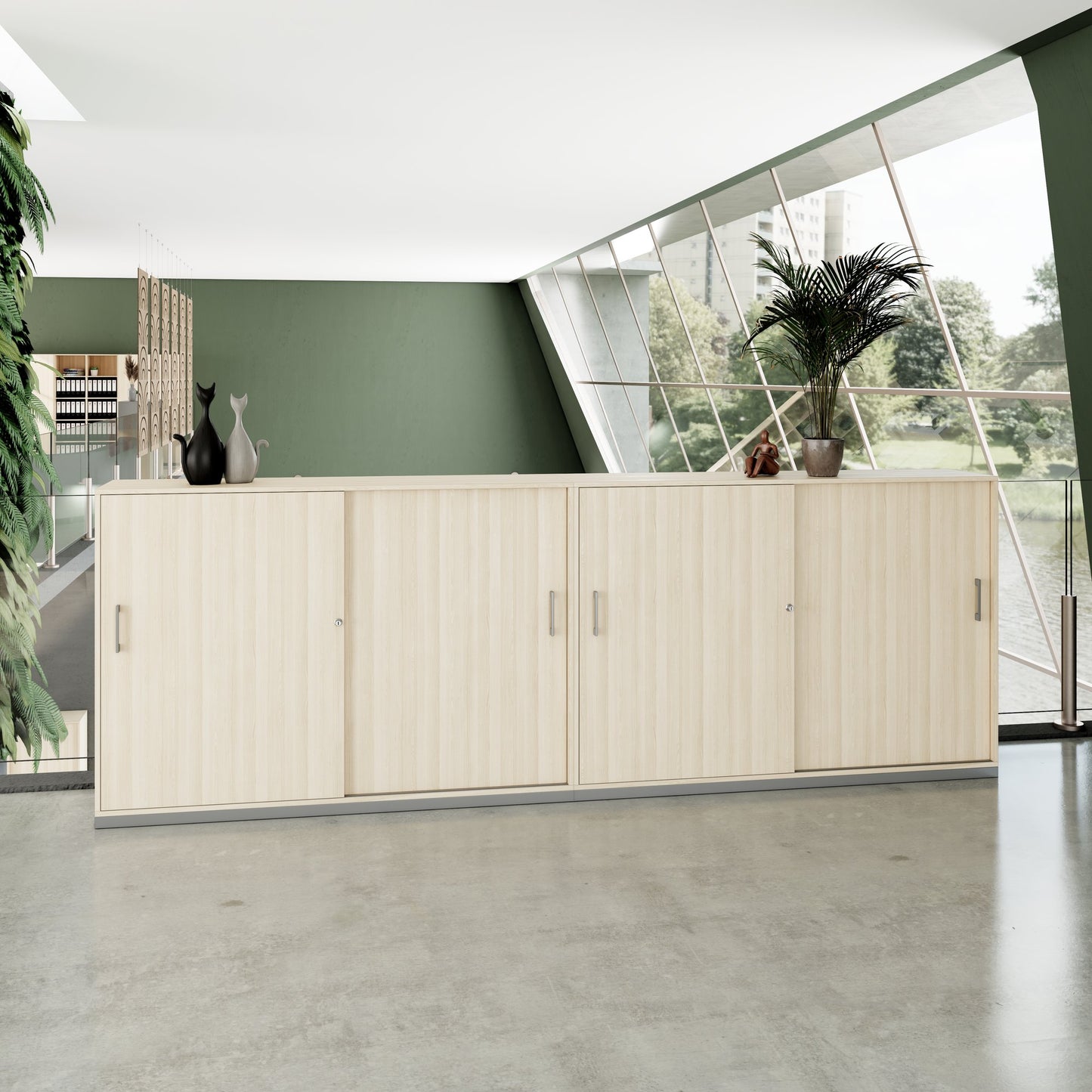 CHOICE Ensemble de placards | 3OH, 3200 x 1115 mm, cendres de sable