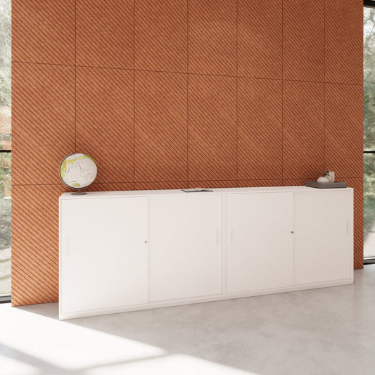 CHOICE Set di armadietti | 3OH, 3200 x 1115 mm, bianco