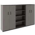 CHOICE Parete attrezzata | 4 OH, 2400 x 1490 mm, grigio cubanite - 1 Thumbnail Image