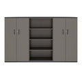 CHOICE Parete attrezzata | 4 OH, 2400 x 1490 mm, grigio cubanite - 3 Thumbnail Image