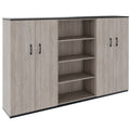 CHOICE Cabinet wall | 4 OH, 2400 x 1490 mm, Nordic oak grey - 1 Thumbnail Image