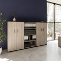 CHOICE Cabinet wall | 4 OH, 2400 x 1490 mm, Nordic oak grey - 2 Thumbnail Image