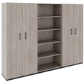 CHOICE Schrankwand | 5OH, 2400 x 1820 mm, Nordeiche grau - 1 Thumbnail Image