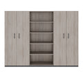 CHOICE Schrankwand | 5OH, 2400 x 1820 mm, Nordeiche grau - 3 Thumbnail Image