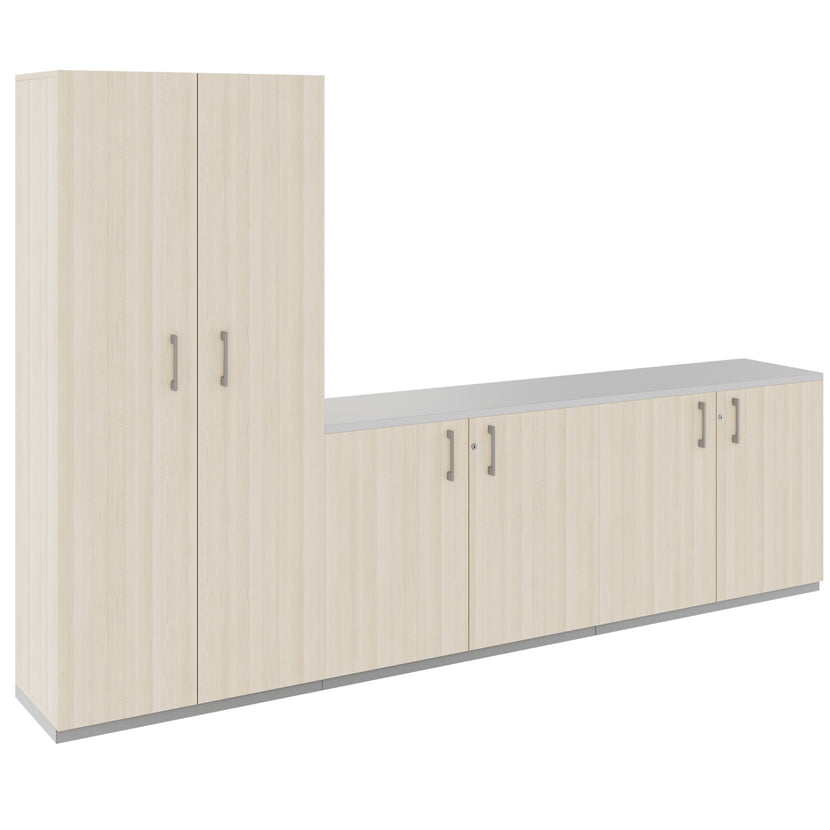 CHOICE Armoire murale | 5OH, 2800 x 1780 mm, finition sable